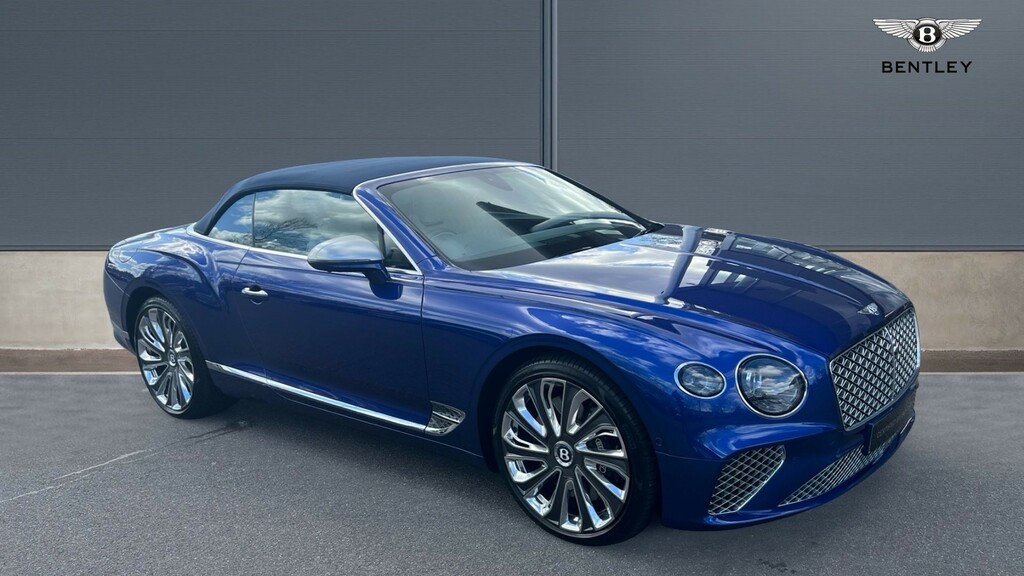 Compare Bentley Continental Gt Gtc Mulliner Edition GD21UHH Blue
