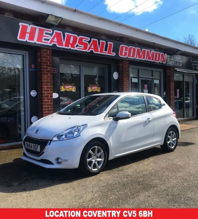 Compare Peugeot 208 1.2 Active 82 Bhp BK64OSF White