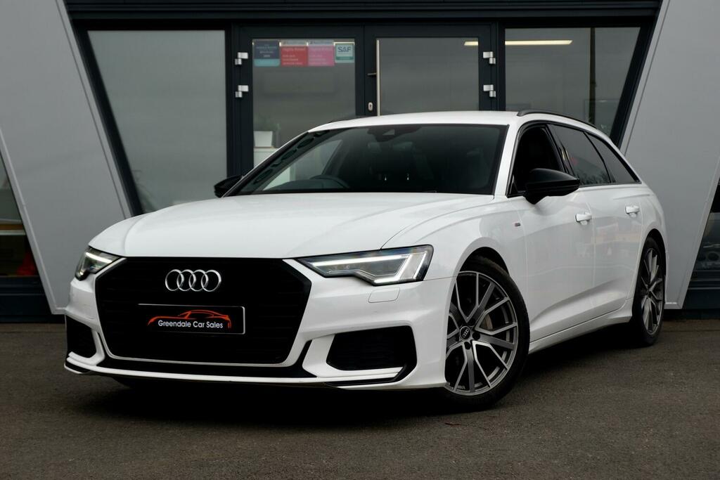 Audi A6 Estate 2.0 Tdi 40 Black Edition 202121 White #1