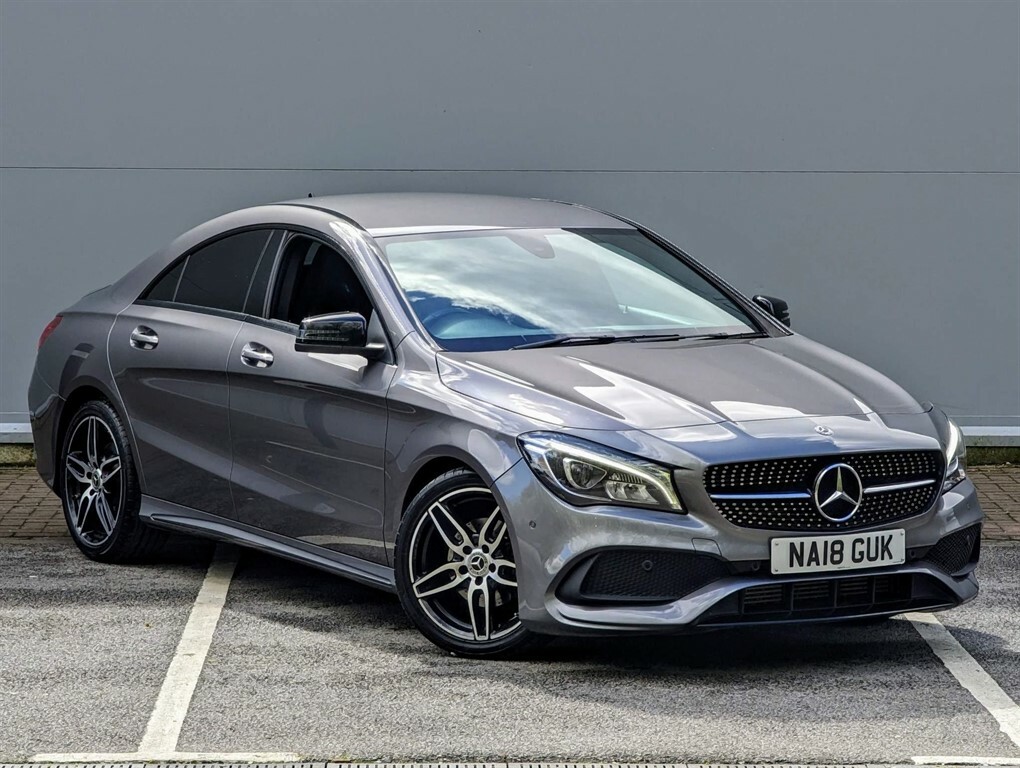 Compare Mercedes-Benz CLA Class 1.6 Amg Line Coupe Euro 6 Ss NA18GUK Grey