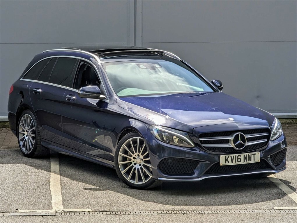 Compare Mercedes-Benz C Class C250 D Amg Line Premium KV16NWT Blue