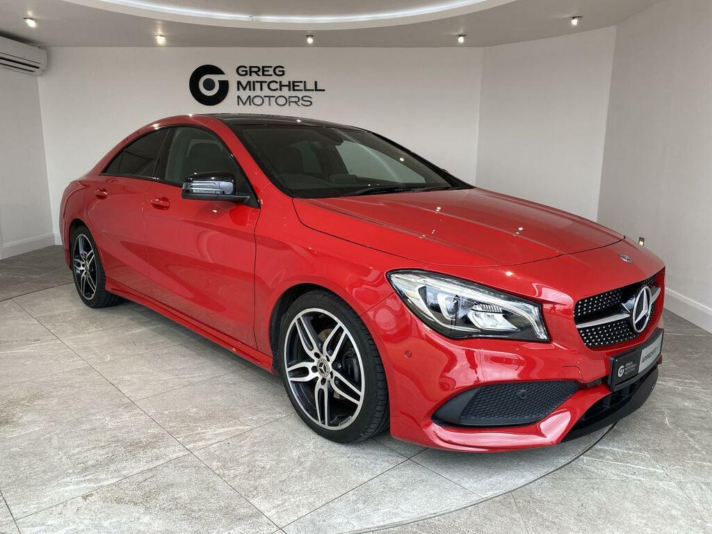 Compare Mercedes-Benz CLA Class Cla 180 Amg Line Tip J123LJW Red