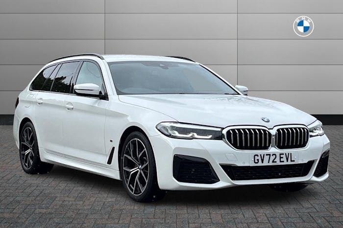 Compare BMW 5 Series 520I M Sport Mhev GV72EVL White