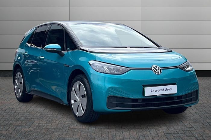 Compare Volkswagen ID.3 Pro Performance 58Kwh Life Hatchback GL73VYJ Blue