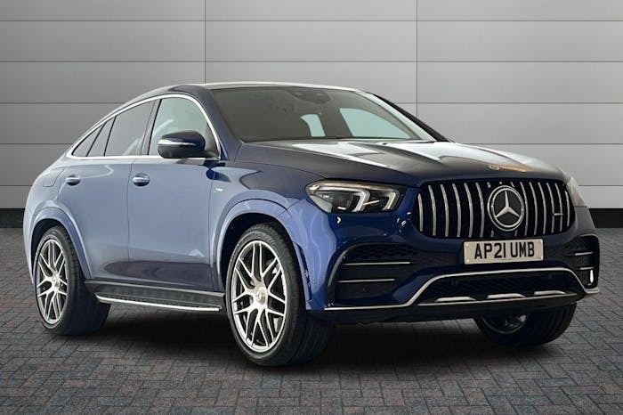 Compare Mercedes-Benz GLE Coupe 3.0 Gle53 Mhev Amg Premium Plus Coupe AP21UMB Blue