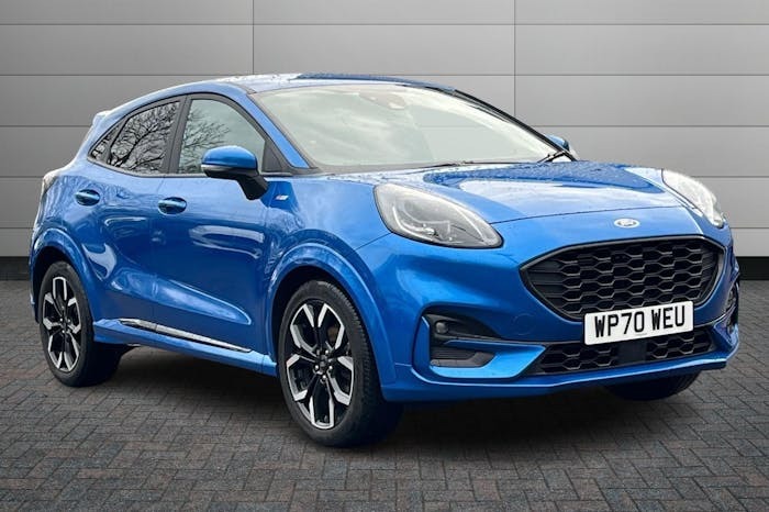 Compare Ford Puma 1.0T Ecoboost Mhev St Line X Suv WP70WEU Blue