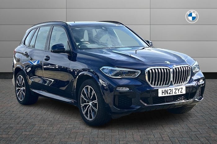 Compare BMW X5 3.0 40D Mht M Sport Suv Hybrid Xdr HN21ZYZ Blue