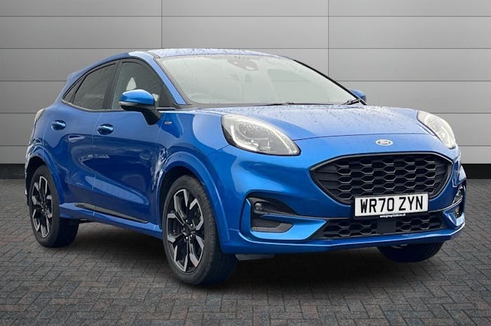 Compare Ford Puma 1.0T Ecoboost Mhev St Line X Suv WR70ZYN Blue