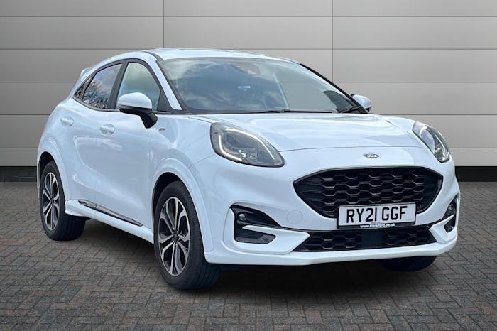 Compare Ford Puma 1.0T Ecoboost Mhev St Line Suv RY21GGF White