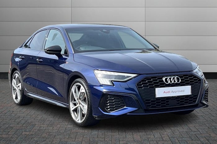 Compare Audi A3 1.5 Tfsi 35 Edition 1 Saloon S Tronic NK23DNY Blue