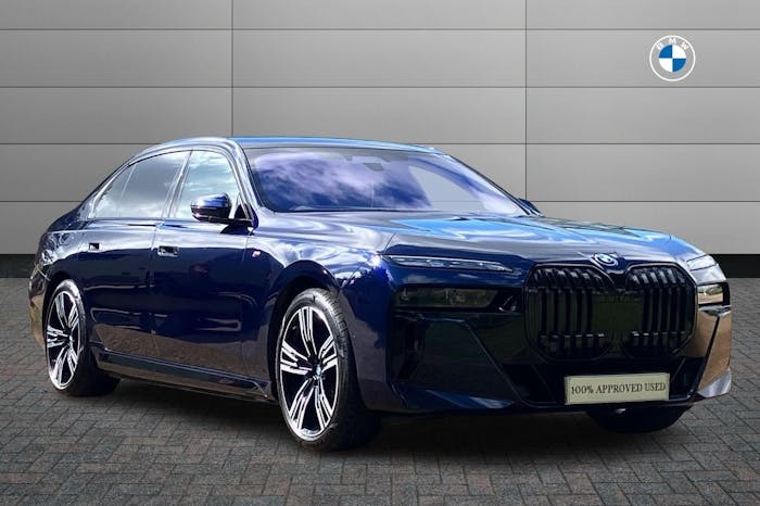 Compare BMW i7 I7 Xdrive 60 M Sport AK73SZU Blue