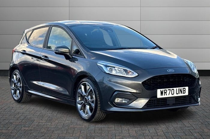 Compare Ford Fiesta 1.0T Ecoboost Mhev St Line X Edition Hatchback WR70UNB Grey