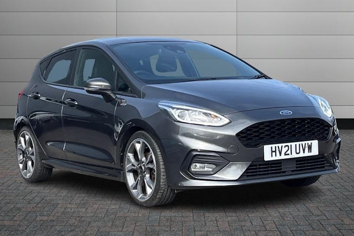 Compare Ford Fiesta 1.0T Ecoboost Mhev St Line X Edition Hatchback HV21UVW Grey