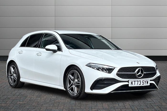 Compare Mercedes-Benz A Class 2.0 A200d Amg Line Executive Hatchback Diese KT73SYW White