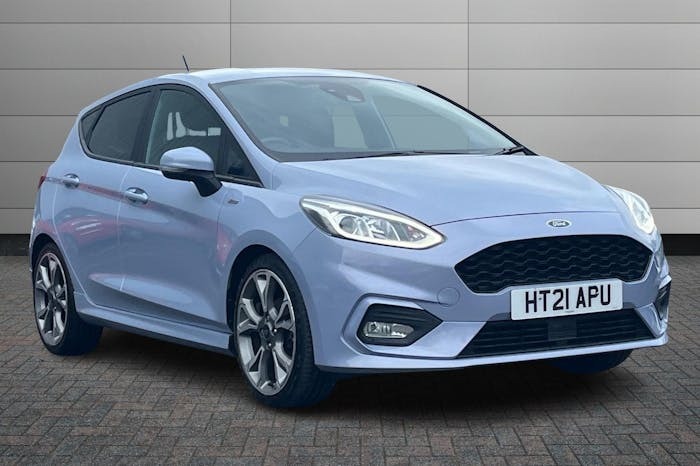 Compare Ford Fiesta 1.0T Ecoboost Mhev St Line X Edition Hatchback HT21APU Blue
