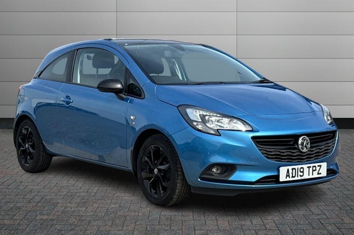 Compare Vauxhall Corsa 1.4I Ecotec Griffin Hatchback AD19TPZ Blue