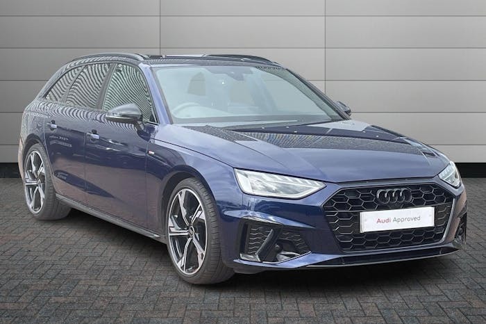 Compare Audi A4 Avant 2.0 Tdi 35 Black Edition Estate S Troni KY73NRV Blue