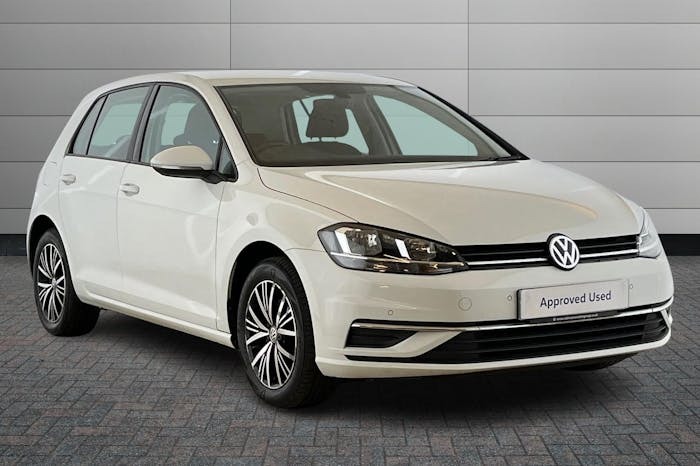 Compare Volkswagen Golf 1.4 Tsi Bluemotion Tech Se Nav Hatchback Petro GD17MWV White