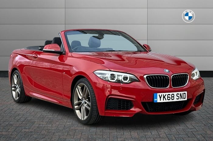 Compare BMW 2 Series 1.5 218I Gpf M Sport Convertible YK68SND Red