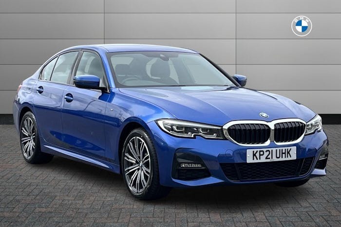 Compare BMW 3 Series 2.0 330E 12Kwh M Sport Saloon Plug In H KP21UHK Blue