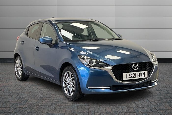 Compare Mazda 2 1.5 Skyactiv G Mhev Sport Nav Hatchback LS21HWN Blue