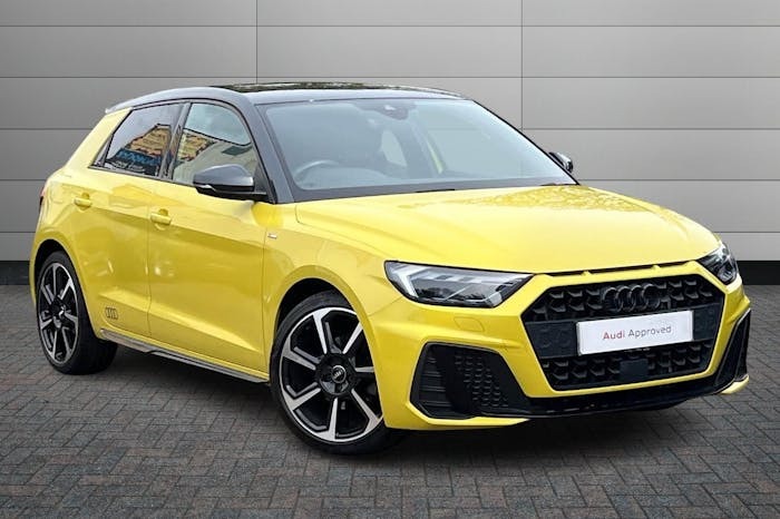 Compare Audi A1 1.5 Tfsi 35 S Line Contrast Edition Sportback VL19DWE Yellow