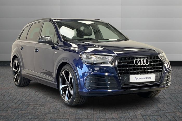 Compare Audi Q7 3.0 Tdi V6 50 Black Edition Suv Tiptron AP19OTM Blue