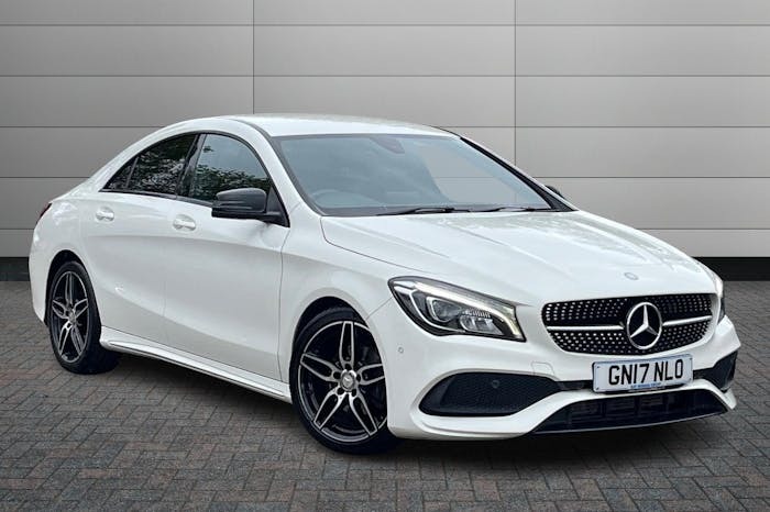 Mercedes-Benz CLA Class 1.6 Cla180 Amg Line Coupe 122 White #1