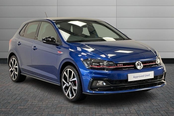 Compare Volkswagen Polo 2.0 Tsi Gti Plus Hatchback Dsg 207 Ps AP70WUW Blue