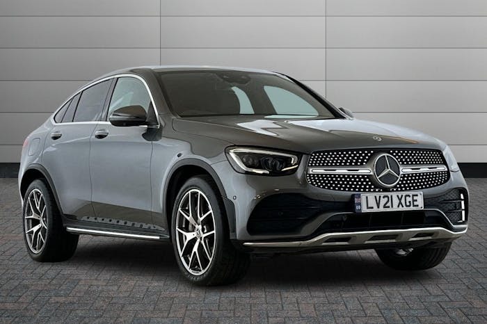 Compare Mercedes-Benz GLC Class 2.1 Glc220d Amg Line Premium Plus Coupe Dies LV21XGE Grey