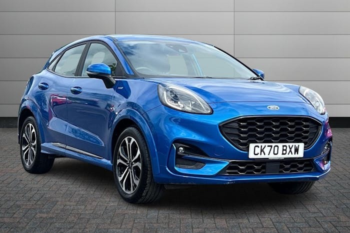 Compare Ford Puma 1.0T Ecoboost Mhev St Line Suv CK70BXW Blue