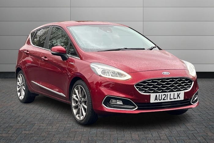 Compare Ford Fiesta 1.0T Ecoboost Mhev Vignale Edition Hatchback P AU21LLK Red