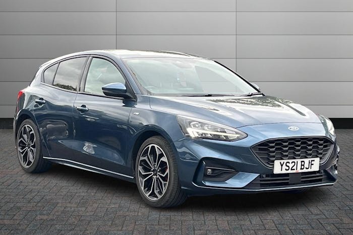 Compare Ford Focus 1.0T Ecoboost Mhev St Line X Edition Hatchback YS21BJF Blue