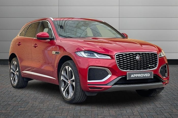 Compare Jaguar F-Pace 2.0 P250i R Dynamic Hse Suv Awd KW22FKJ Red