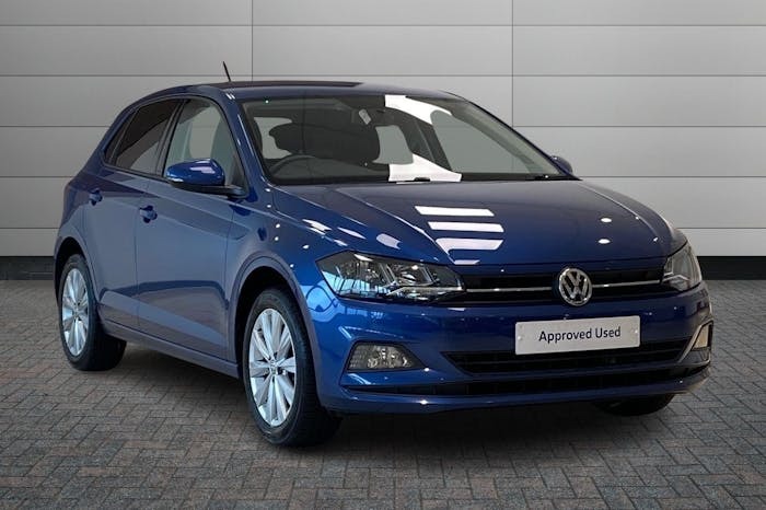 Compare Volkswagen Polo 1.0 Tsi Match Hatchback 95 Ps EX70AVD Blue