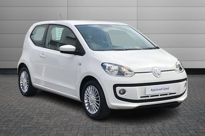 Compare Volkswagen Up 1.0 High Up Hatchback 75 Ps MD64FXE White