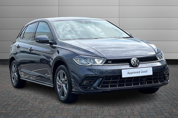 Compare Volkswagen Polo 1.0 Tsi R Line Hatchback 95 Ps GK73NNG Grey