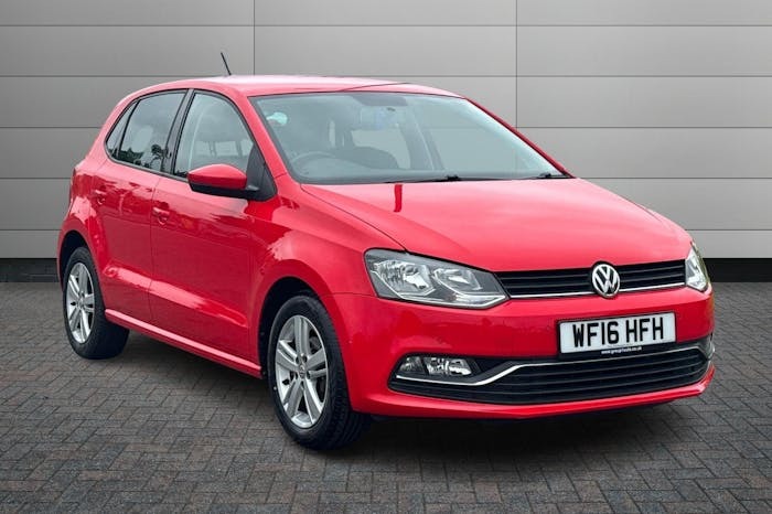 Compare Volkswagen Polo 1.2 Tsi Bluemotion Tech Match Hatchback WF16HFH Red