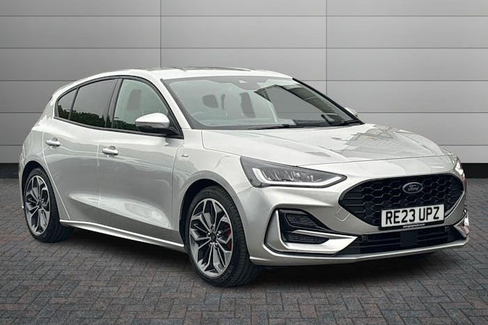 Compare Ford Focus 1.0T Ecoboost Mhev St Line X Edition Hatchback RE23UPZ Silver