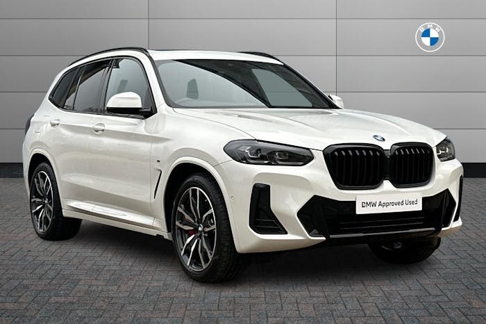 Compare BMW X3 2.0 20I Mht M Sport Suv Hybrid Xdr YB23RLU White