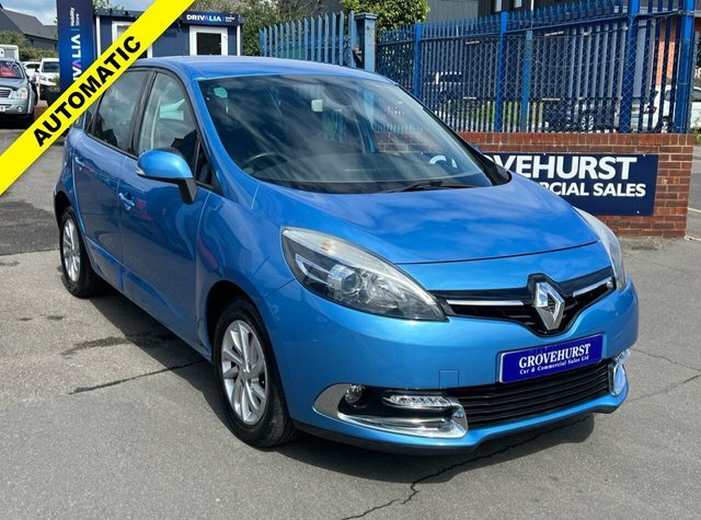 Compare Renault Scenic 1.5 Dynamique Tomtom Dci Edc 110 Bhp AY63XUD Blue