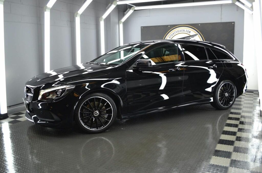 Compare Mercedes-Benz CLA Class Estate AP68OMV Black
