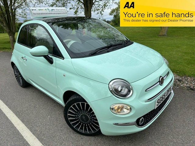 Compare Fiat 500 1.2 Lounge 69 Bhp SG65OPX Green