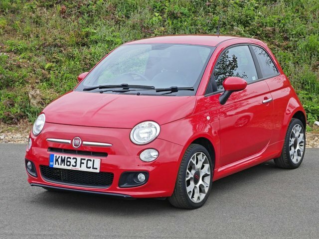 Compare Fiat 500 1.2 S 69 Bhp KM63FCL Red