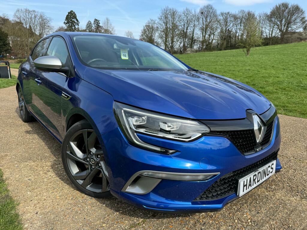 Compare Renault Megane 1.6 Tce Gt Nav Edc Euro 6 Ss CGZ8979 Blue