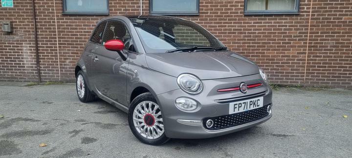 Compare Fiat 500 1.0 Mhev Red Euro 6 Ss FP71PKC Grey