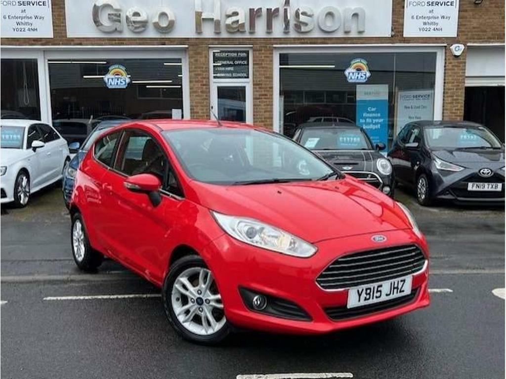 Compare Ford Fiesta 1.0T Ecoboost Zetec Euro 6 Ss YB15JHZ Red