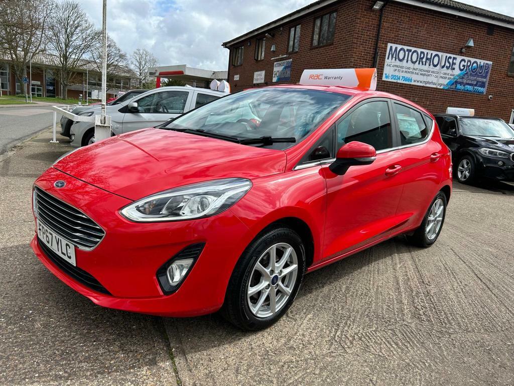 Compare Ford Fiesta 1.0T Ecoboost Zetec Euro 6 Ss FP67YLC Red