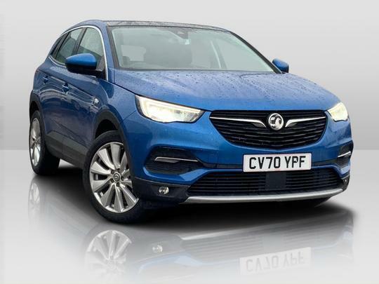 Compare Vauxhall Grandland X X 1.2 Turbo Elite Nav Premium Suv CV70YPF Blue