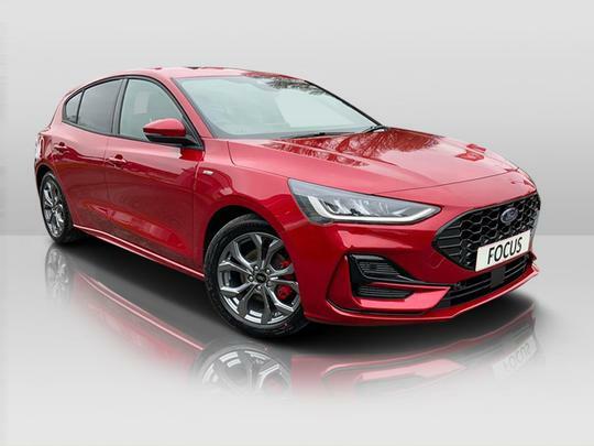 Compare Ford Focus St-line 1.0 Ecoboost 125Ps Mhev  Red